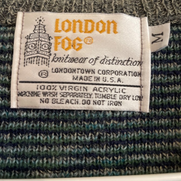 London Fog men’s sweater vest size medium - Picture 2 of 4